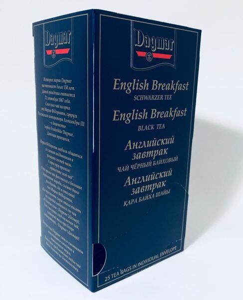 Dagmar English Breakfast (Дагмар Английский Завтрак), 1,85 гр x 25 индивидуальных фильтр-пакетов